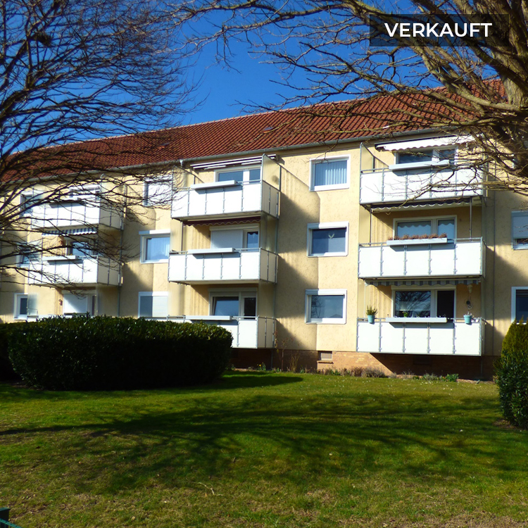Verkaufte 3-Zimmer Eigentumswohnung in Wolfenbüttel mit Balkon, Rolläden und elektrischer Markise
