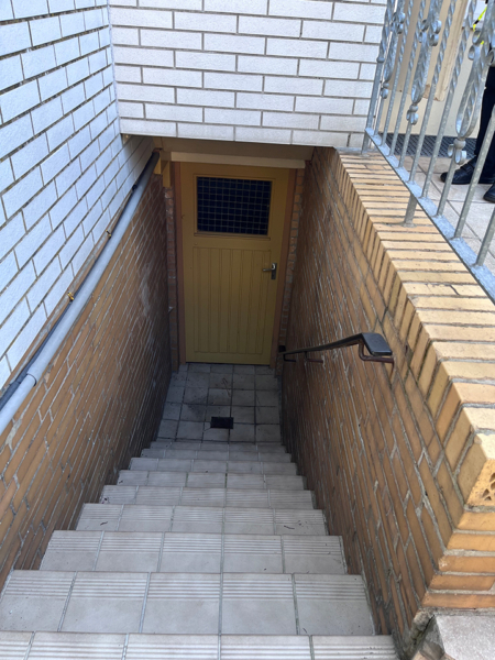Zugang vom Garten in den Keller