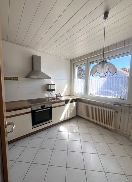 Einbauküche mit Blick